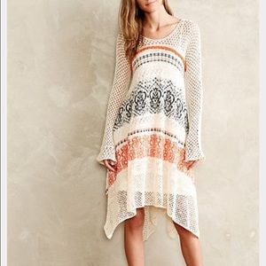 Anthropologie risen sun sweater dress