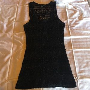 Forever 21 Black lace razorback tank!