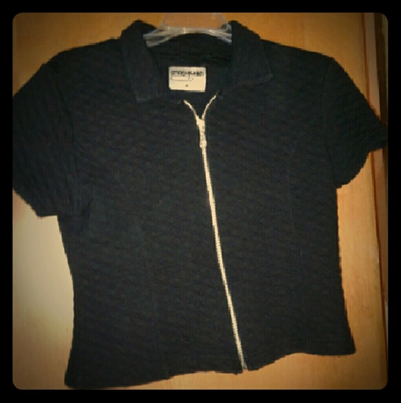 Zip front shirt
