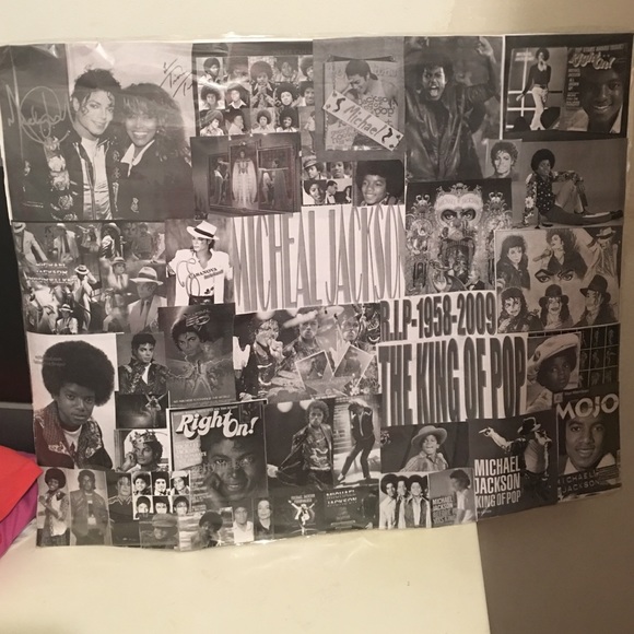 Custom made Micheal Jackson Collage!