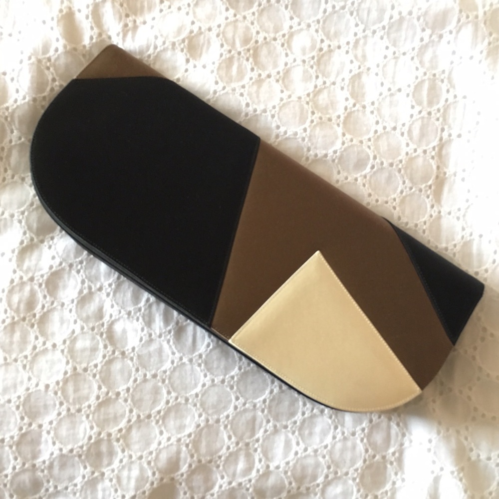Renaud Pellegrino Large Multicolor Satin Clutch - Picture 5 of 16