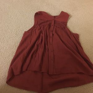 Really cute American eagle button down tank