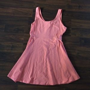 Pink express skater dress