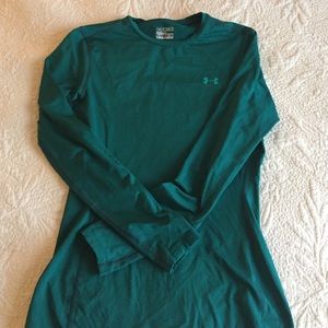 Under Armour cold gear long sleeve shirt green