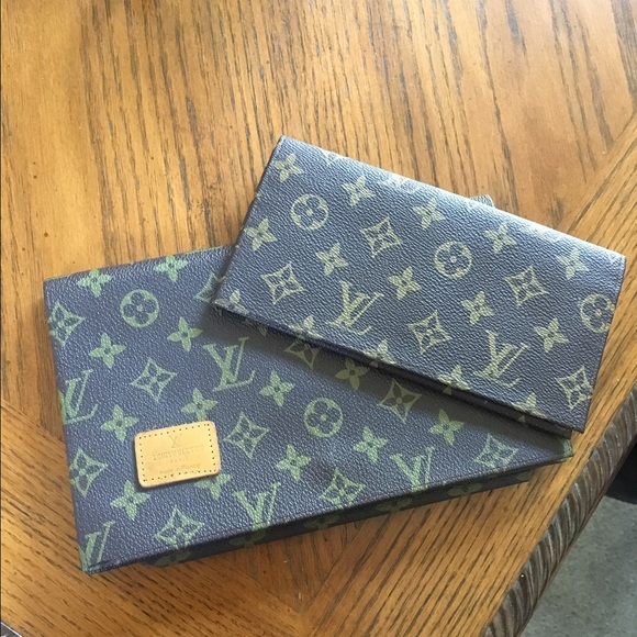 Vintage LV monogram clutch with wallet