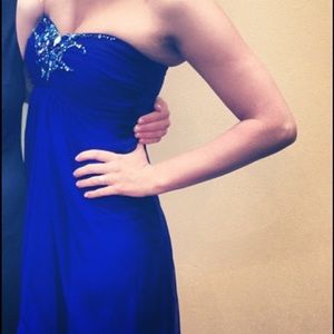 Blue formal dress