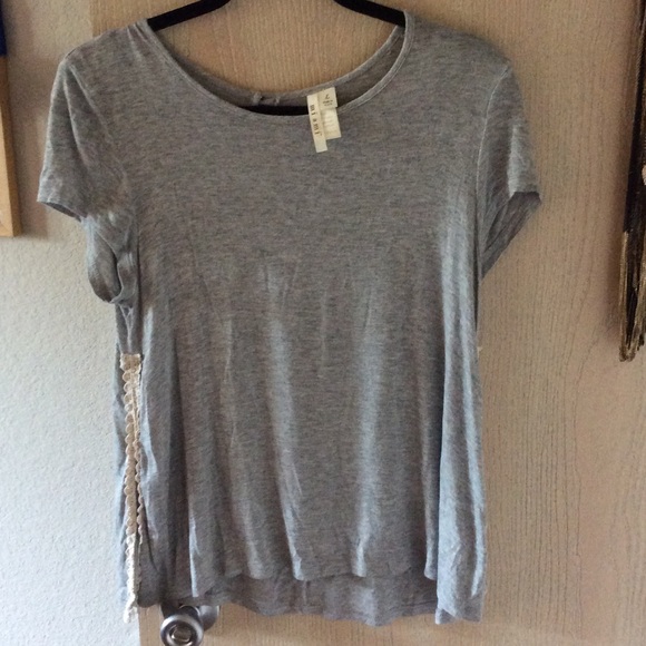 Grey loose top