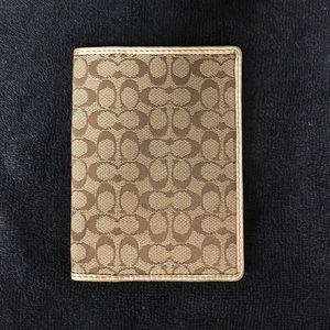 Coach Passport Holder