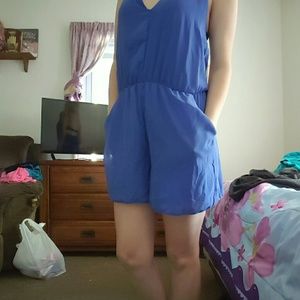Blue romper