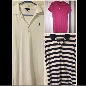 3 Ralph Lauren Cotton Dresses ~BUNDLE~