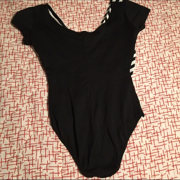 *SOLD* Vintage Striped BB Leotard - Picture 5 of 6