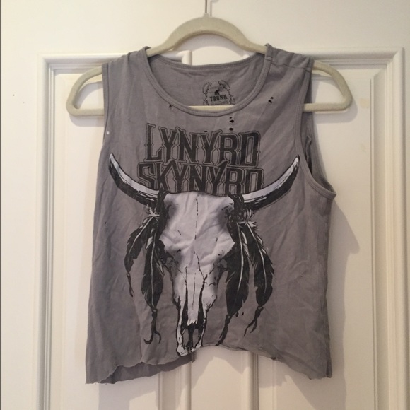 Crop Vintage tank tee