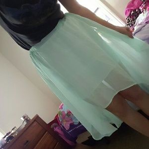 High low skirt