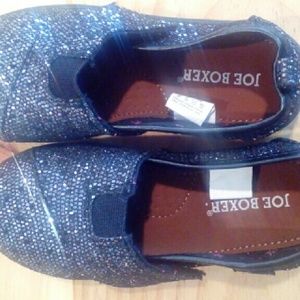 New canvas shoes sequin black