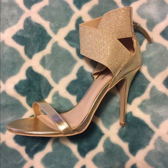 Sexy gold heels