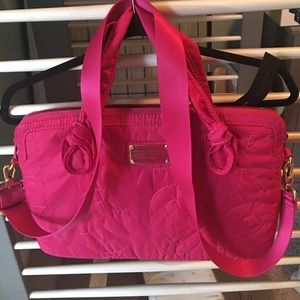 Marc By Marc Jacobs hot pink laptop bag