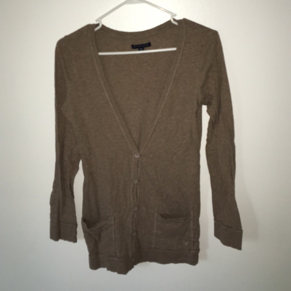 Long V-neck Cardigan