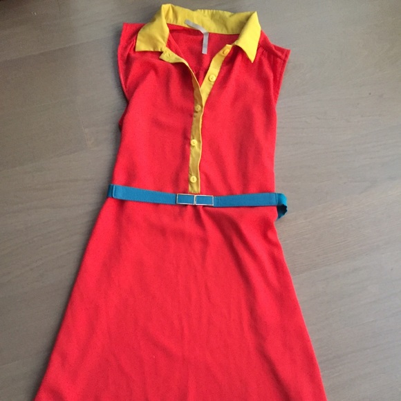 Mono B hi low retro dress