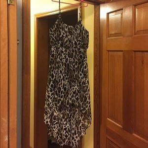 Cheetah print dress