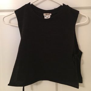 Black Brandy Melville crop top