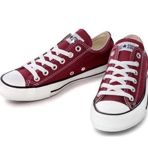 Burgundy CONVERSE CHUCK TAYLOR ALL STAR LOW TOP 6
