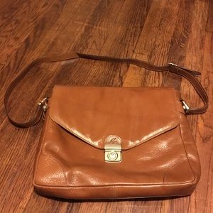 Camel messenger bag