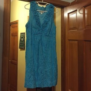 Baby blue dress