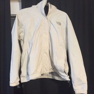 The north face rain coat