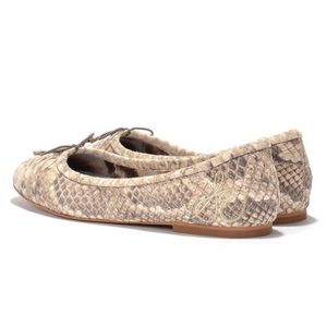Sam Edelman Snake Print Flats
