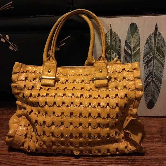 Jessica Simpson Mustard Yellow Handbag