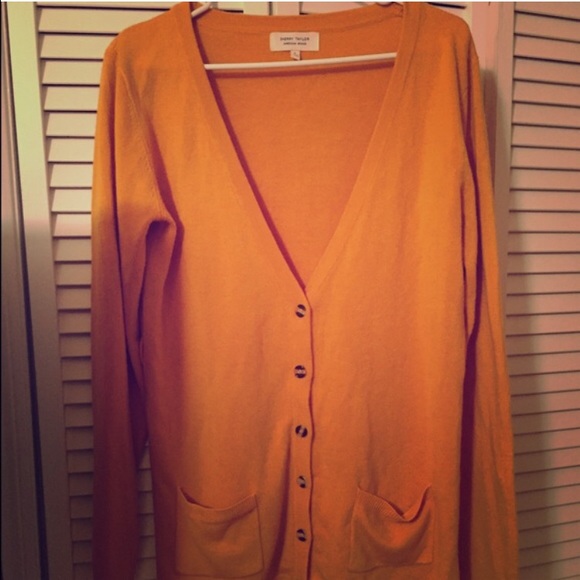 Mustard cardigan
