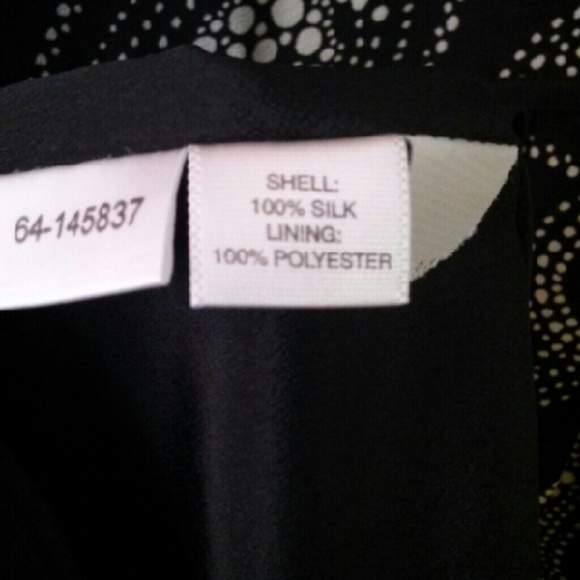 Black and White Ann Taylor Print Dress - Picture 2 of 4