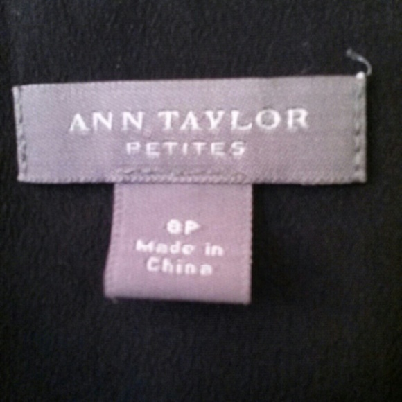 Black and White Ann Taylor Print Dress - Picture 3 of 4