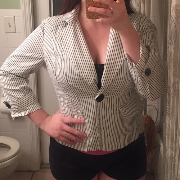 Talbots Pencil Stripe Jacket