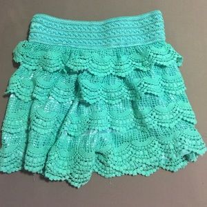 Teal shorts