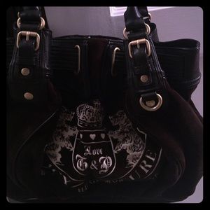 Black/Dark Brown Authentic Juicy Couture Purse