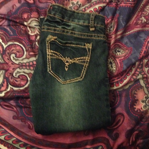 Dark Wash Boot Cut Jeans