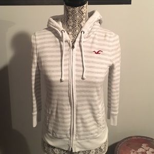 Hollister zip up hoodie sweatshirt