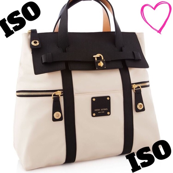 ISO of Henri Bendel Jetsetter in White and Black