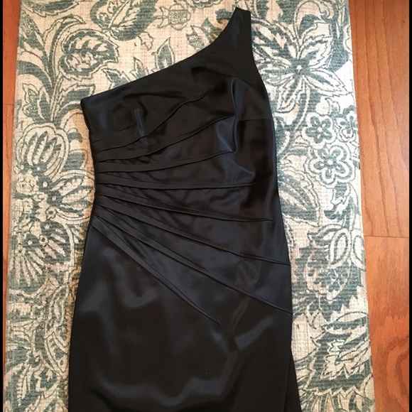 Stunning one shoulder Eliza J. Dress
