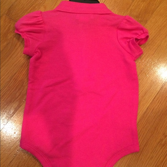 Ralph Lauren Pink Romper Onesie Bodysuit BNWT 6M - Picture 4 of 4