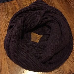 Deep eggplant infinity scarf