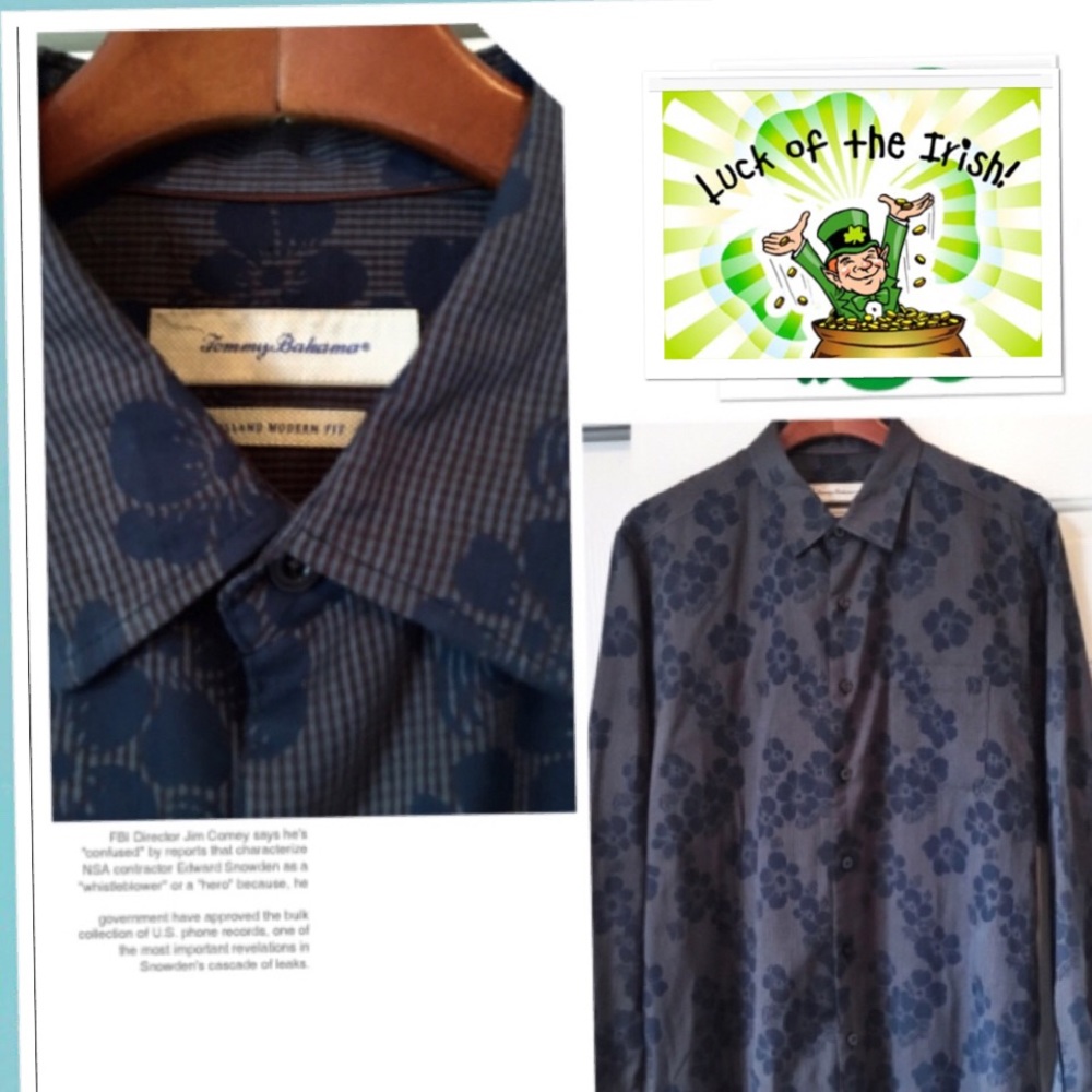 Tommy Bahama Mens Island Modern Fit Shirt