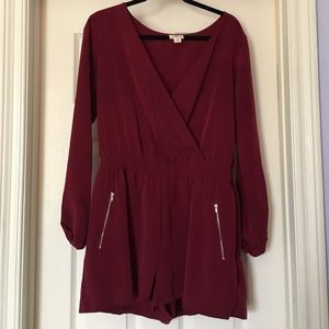 Maroon romper
