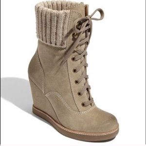 Wedge booties