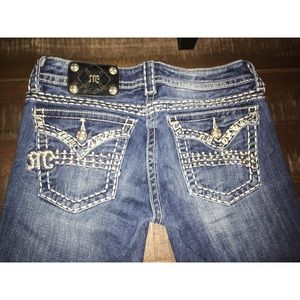 Miss Me size 28 straight cute denim/jeans!