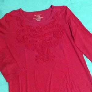 Red VanHeusen Cotton Top