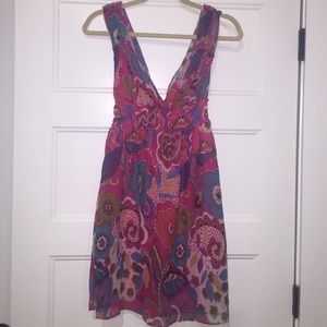 Free people colorful playful dress