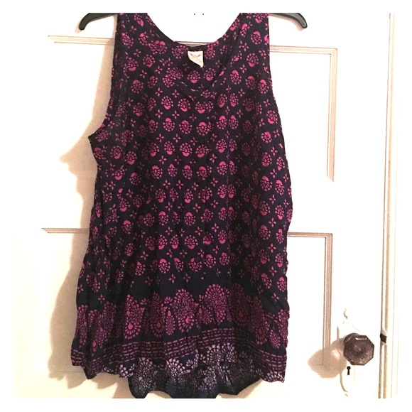 Dressy button down tank top