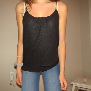 Woman's sparkly tank top
